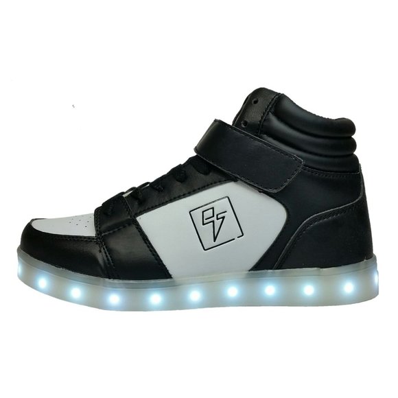 Electric Styles Shoes Electric Styles Led Shoes Mens Light Up Glow Sneakers High Top Bolt
